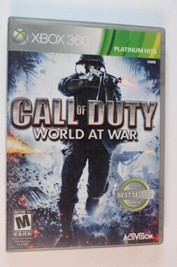 Call of Duty: World at War (Microsoft Xbox 360, 2008) Authentic, Complete